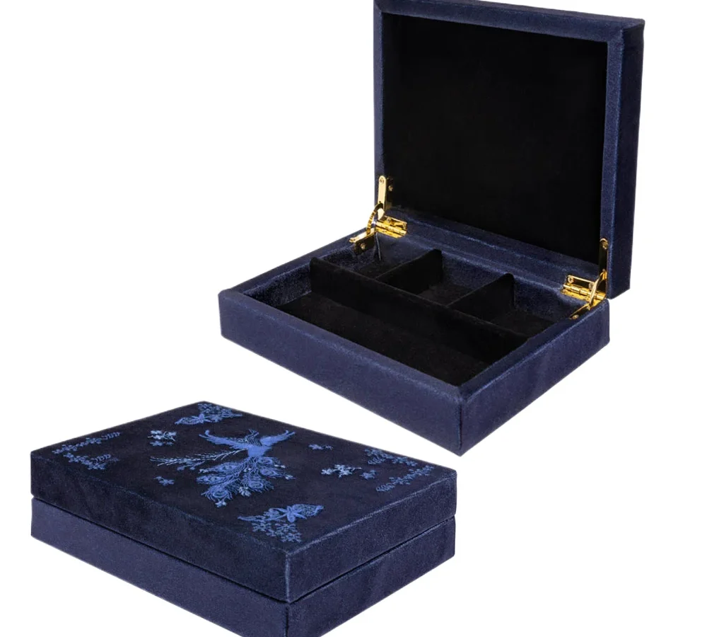 Embroidered Personalized Watch & Jewelry Box