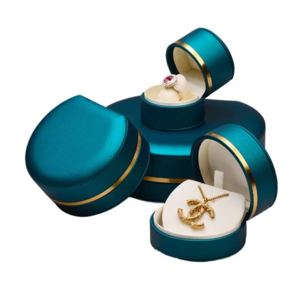 Blue Wedding Ring Jewelry Box