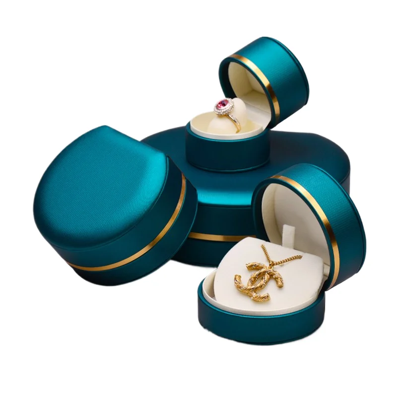 Blue Wedding Ring Jewelry Box