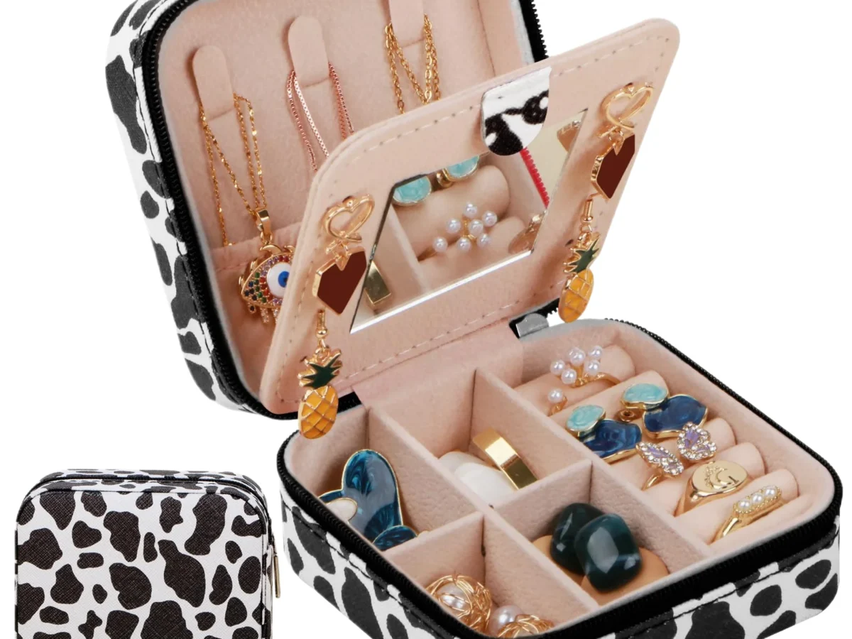 Leatherette Jewelry Boxes — with zippered