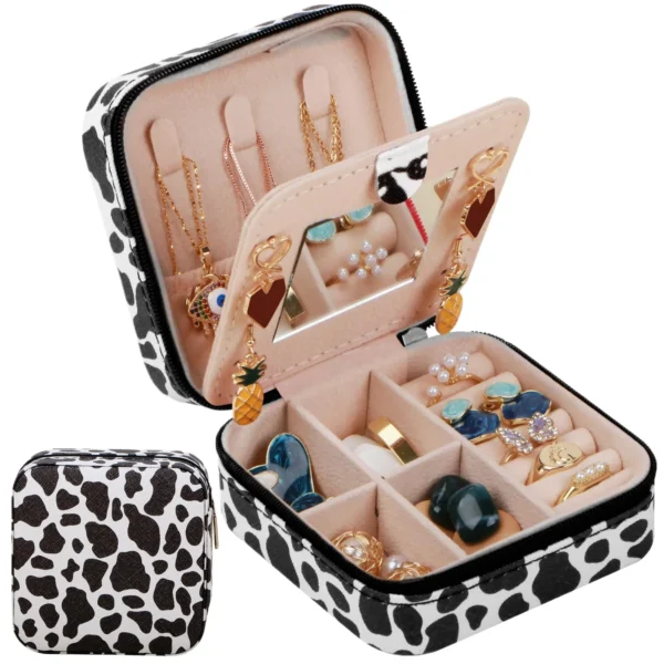 Leatherette Jewelry Boxes — with zippered