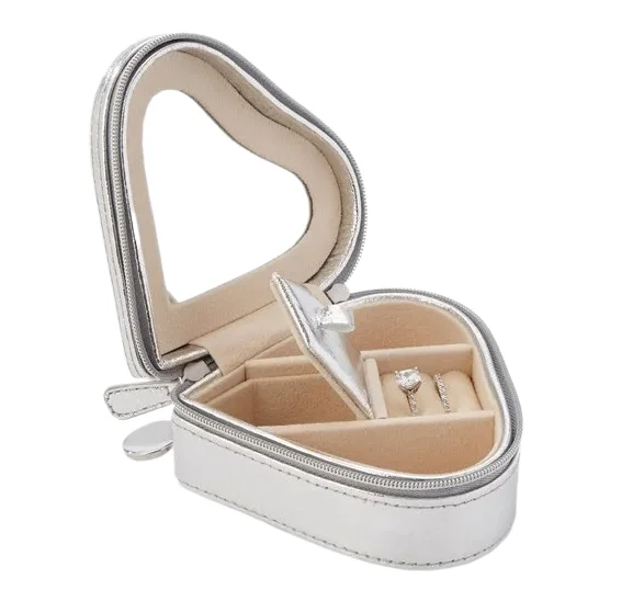 custom-heart-shape-zipper-travel-jewelry-box-pu-leather-mini-3