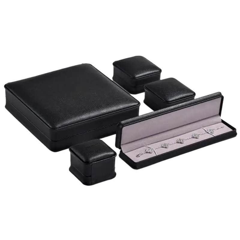 custom-logo-black-pu-leather-jewelry-packaging-box-3