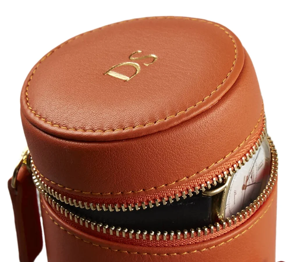 customized-logo-portable-round-pu-leather-watch-storage-case-6