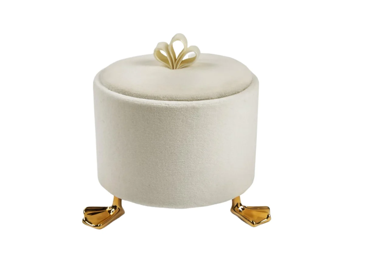 gold-duck-feet-luxury-home-jewelry-box-organizer-pink-vintag-3