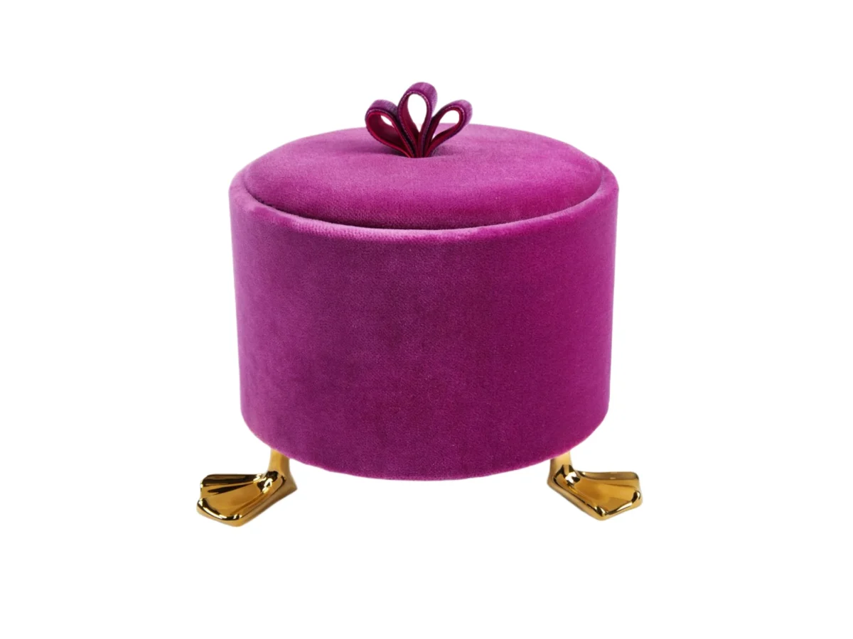 gold-duck-feet-luxury-home-jewelry-box-organizer-pink-vintag-6