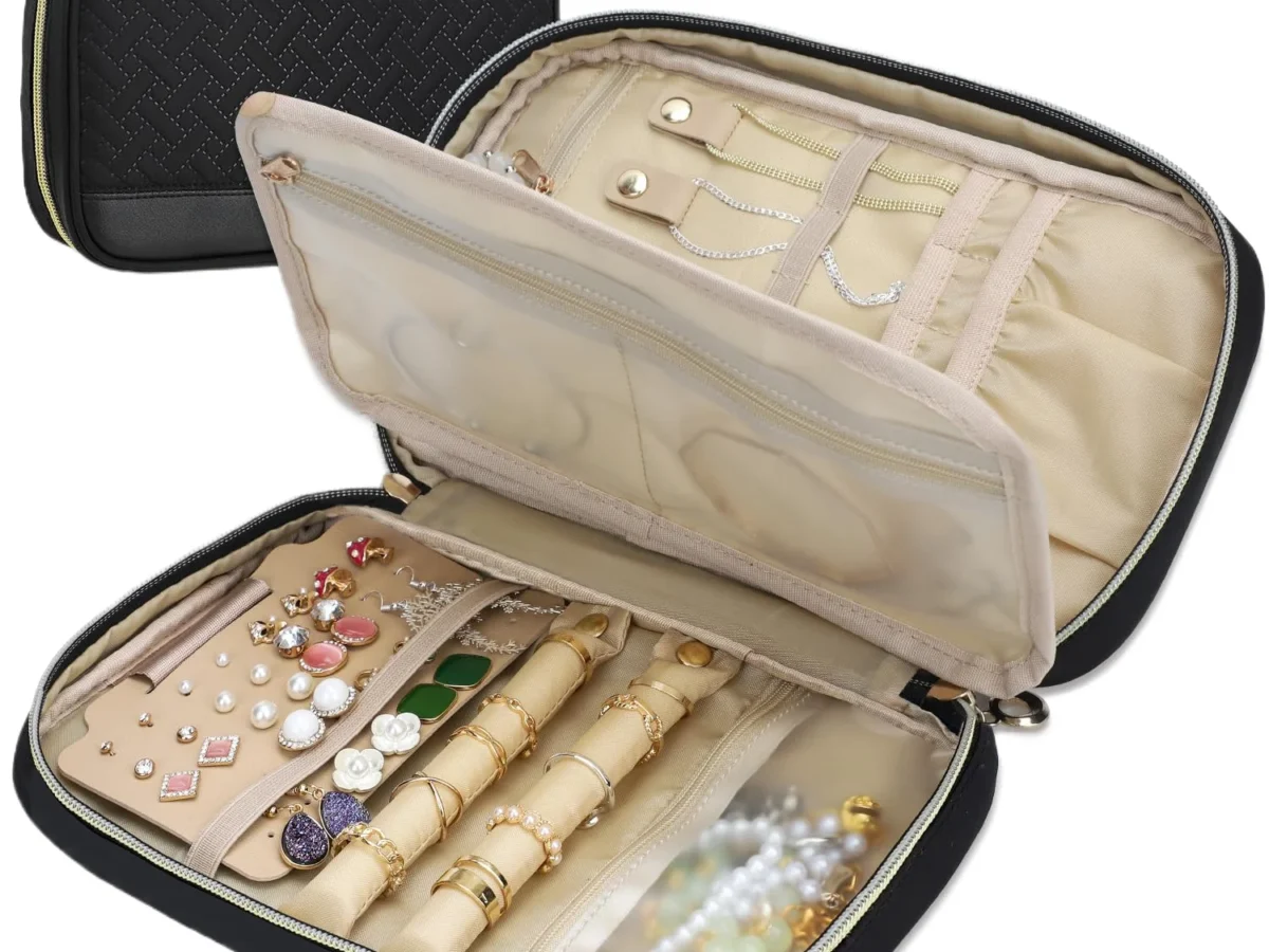 Jewelry Box Design — with zippered, travel-ready