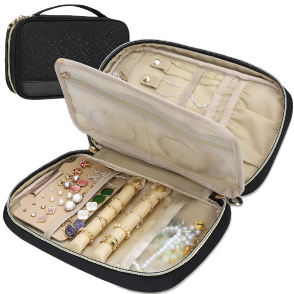 Jewelry Box Design — with zippered, travel-ready
