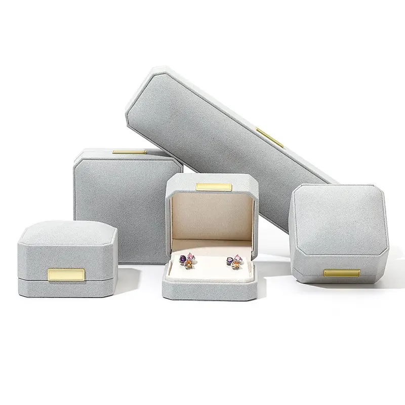 octagonal-chamfered-microfiber-suede-jewelry-box-set-3