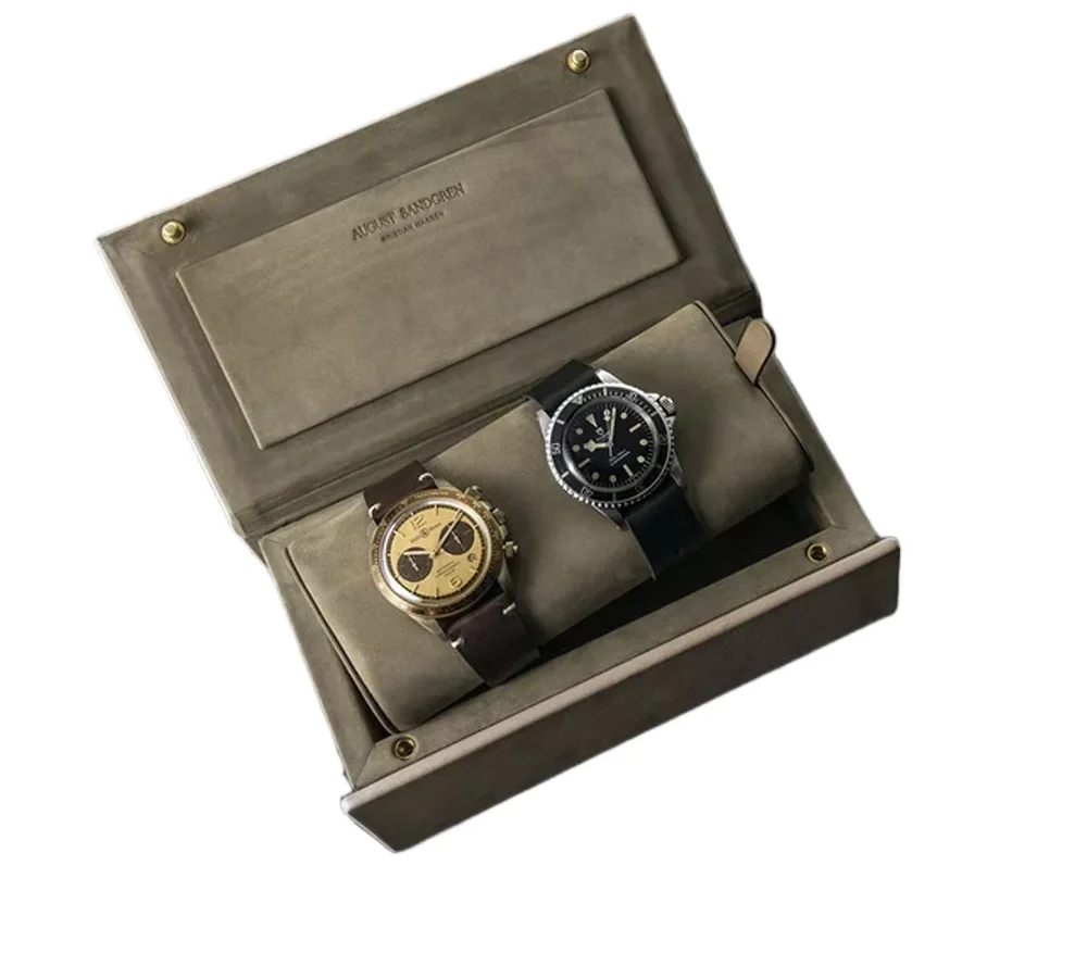 Magnetic Watch & Jewelry Box — with closure, travel-ready