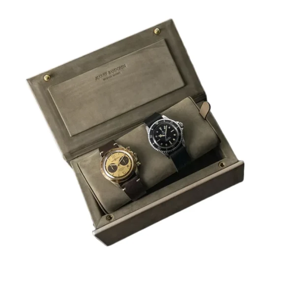 Magnetic Watch & Jewelry Box — with closure, travel-ready
