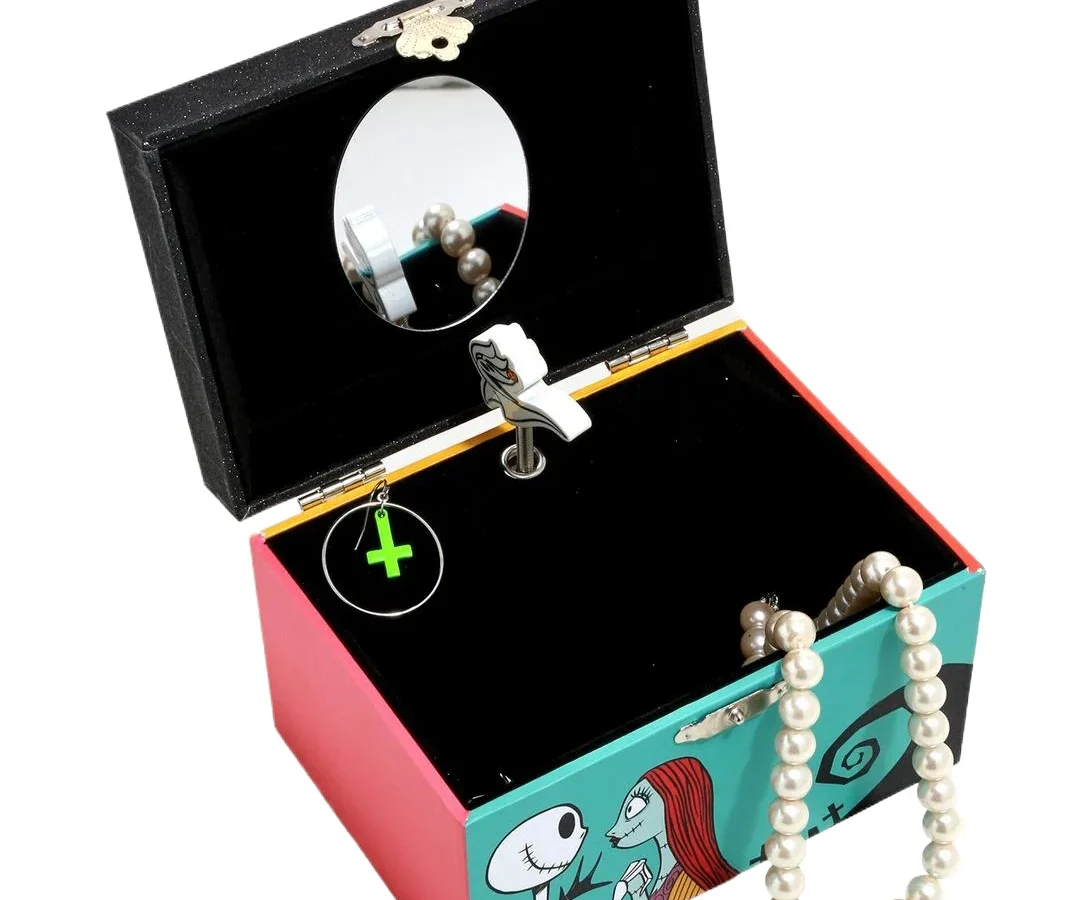 rotating-musical-jewelry-box-for-girl-wooden-paper-nightmare-3