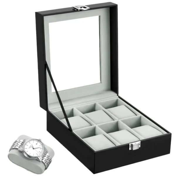 wholesale-6-slots-transparent-hinged-lid-pu-leather-case-org-2