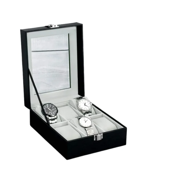 wholesale-6-slots-transparent-hinged-lid-pu-leather-case-org-5