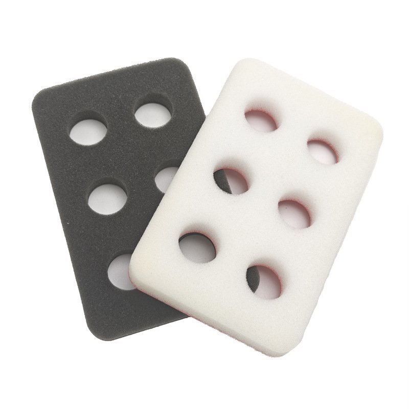 Velvet wrapped foam insert material for jewelry packaging