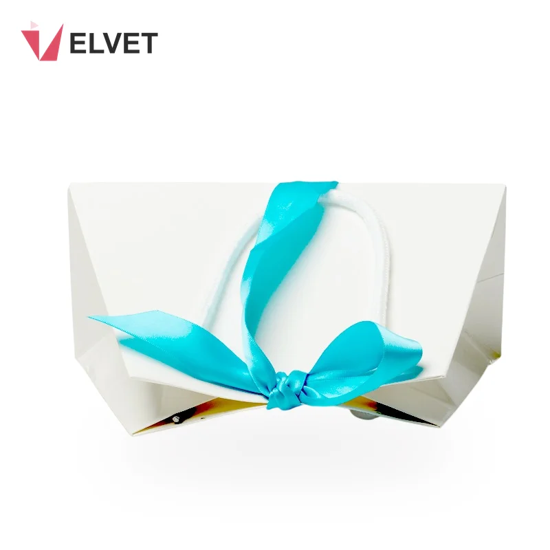 custom-logo-white-paper-shopping-bag-blue-ribbon-5