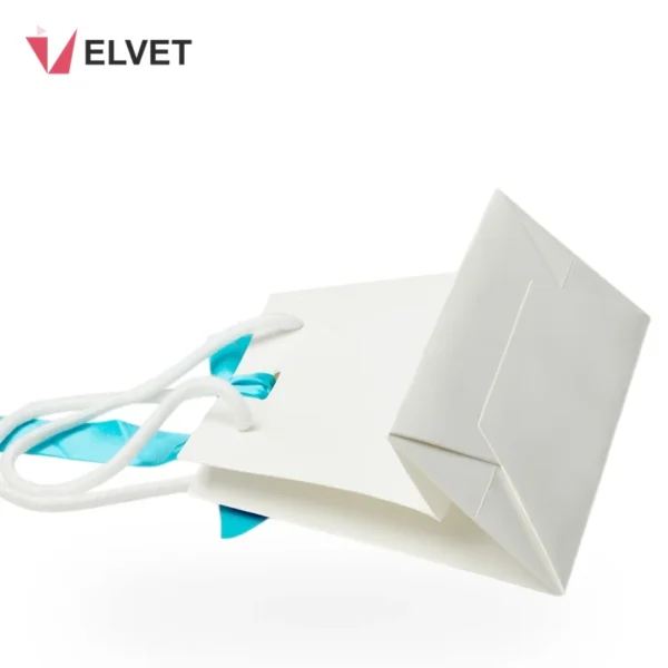 custom-logo-white-paper-shopping-bag-blue-ribbon-6