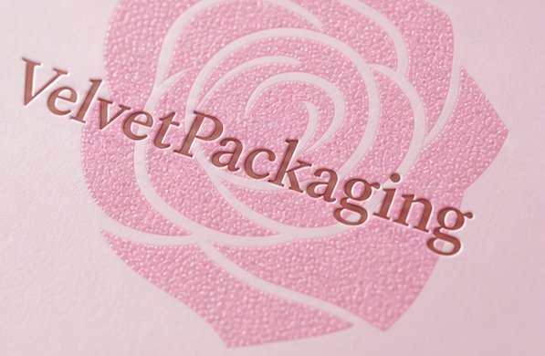 Screen printed logo on green jewelry packaging