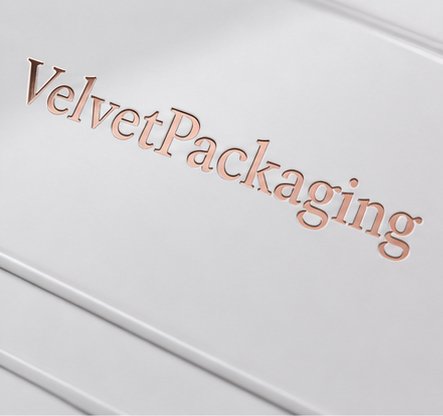 UV printed logo on jewelry packaging material