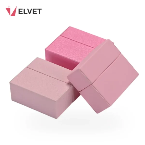 saffiano-pu-leather-pink-flip-top-ring-jewelry-box-3