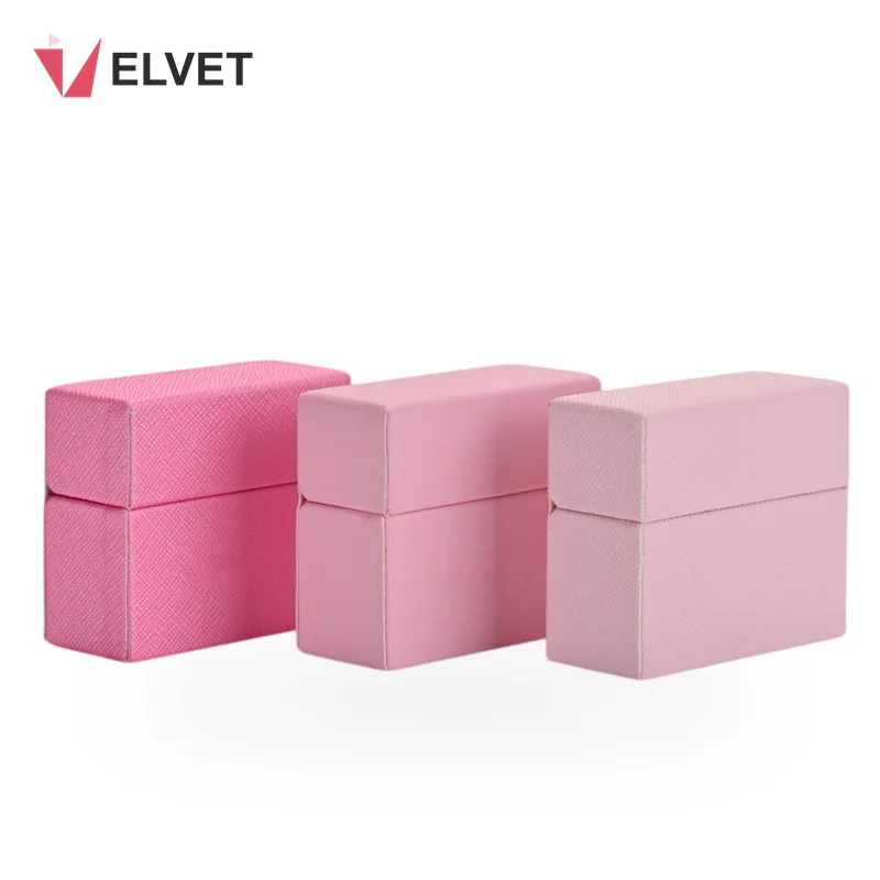 saffiano-pu-leather-pink-flip-top-ring-jewelry-box-4
