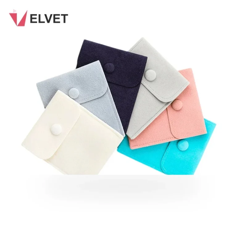 Snap Velvet Jewelry Pouch