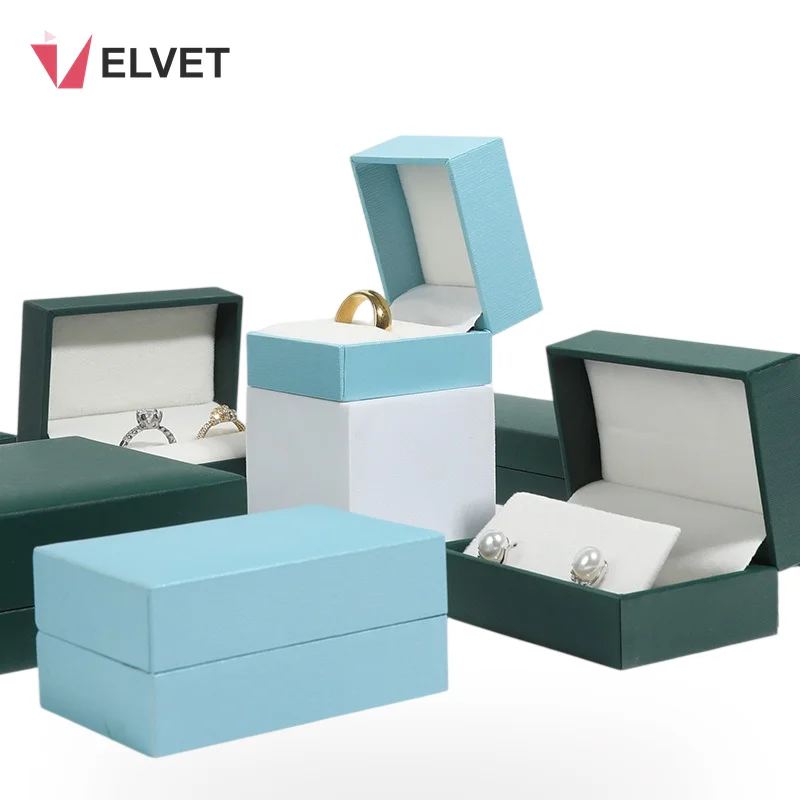 Square-Edge Flip-Top Jewelry Box